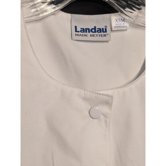 Landau, Maternity XS 4 pocket front snap closure warm-up scrub jacket - Picture 5 of 8